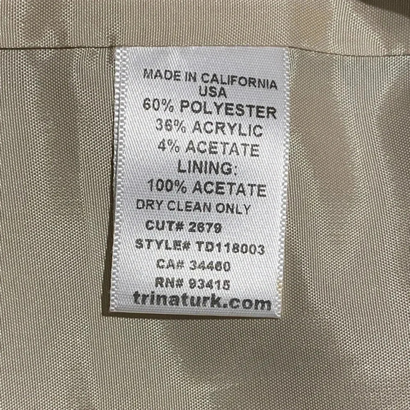 Trina Turk Strapless Sparkly Dress, 12, NWT - Picture 7 of 15